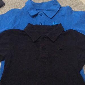 Set of 2 Quicksilver surf short sleeved shirts new